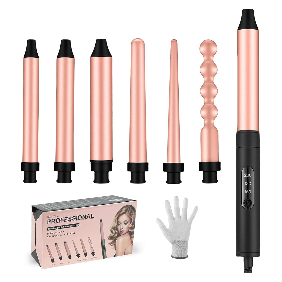 Flintronic Set Arricciacapelli 6 in 1 FeriBelleza